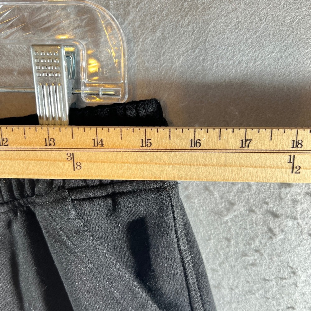 1175 | MSX Michael Strahan Fleece Athletic Lounge Gym Shorts Black Mens M - Picture 3 of 9